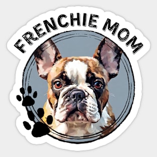 Frenchie French Bulldog Dog Mom Dog Breed Portrait Sticker